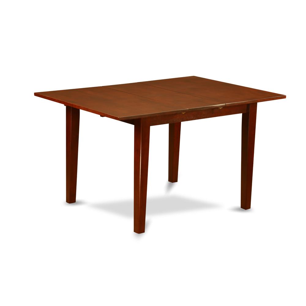 PSNO5C-MAH-C 5 PC Dining room set- Table with 2 Dining Table Chairs and 2 Benches
