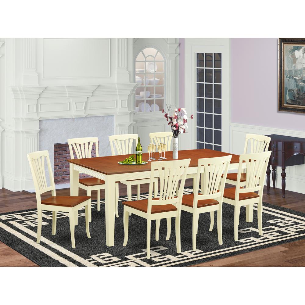 9  PC  dinette  set  for  8-  Dining  Table  and  8  Dining  Chairs