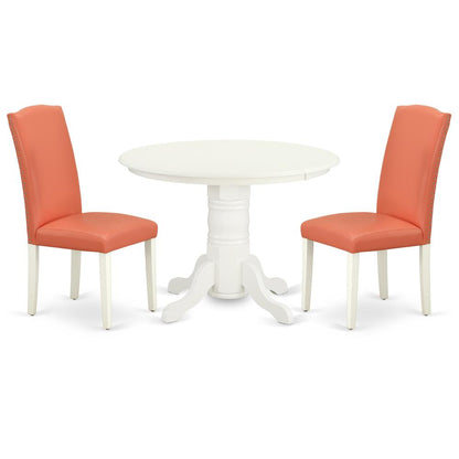 Dining Room Set Linen White, SHEN3-LWH-78