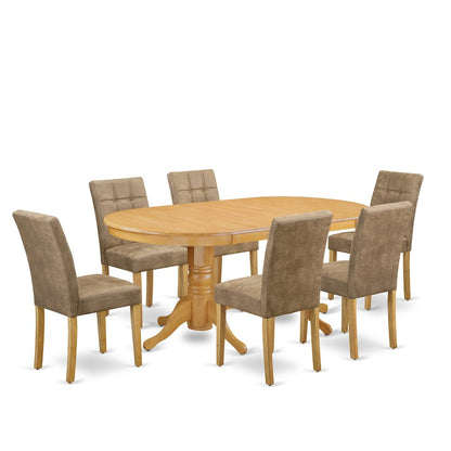 7 Piece Kitchen Dining Table Set