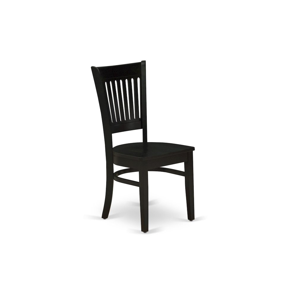 5-Piece Dining Room Set, Black & Cherry