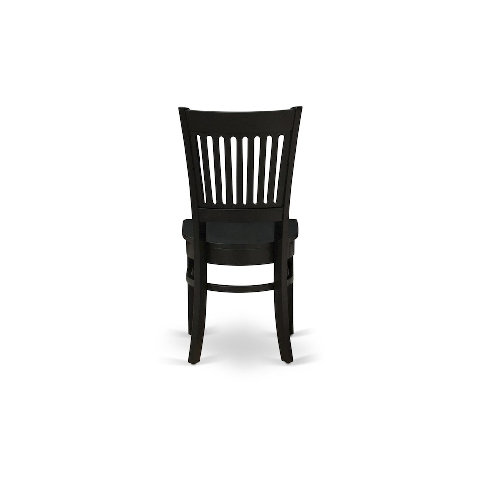 5-Piece Dining Room Set, Black & Cherry