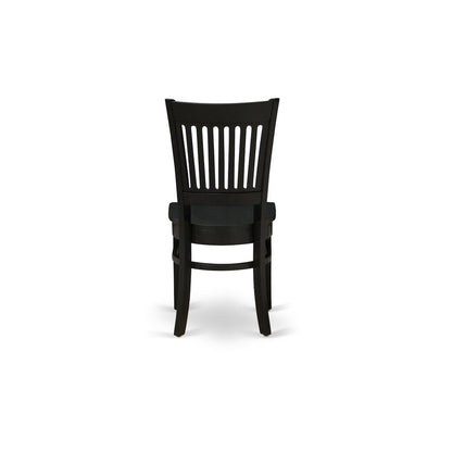 5-Piece Dining Room Set, Black & Cherry
