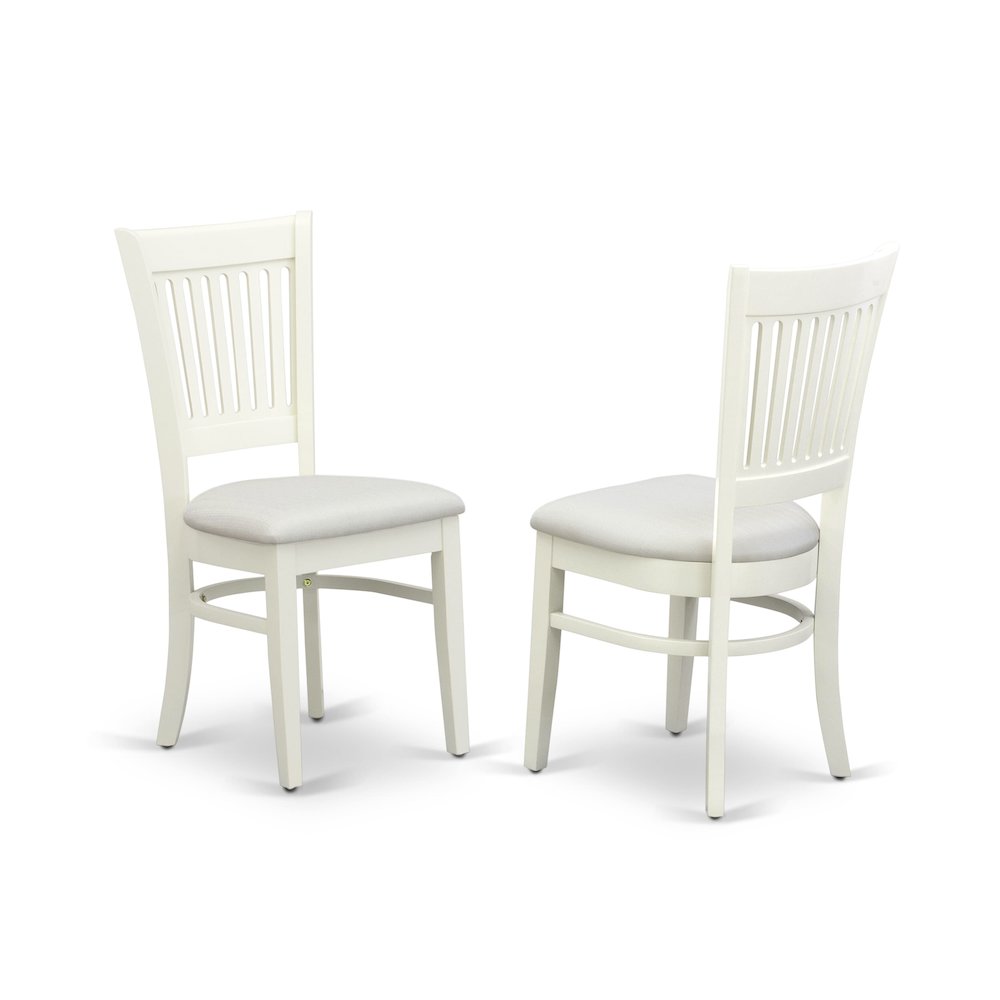 5-Piece Dining Room Set, Linen White
