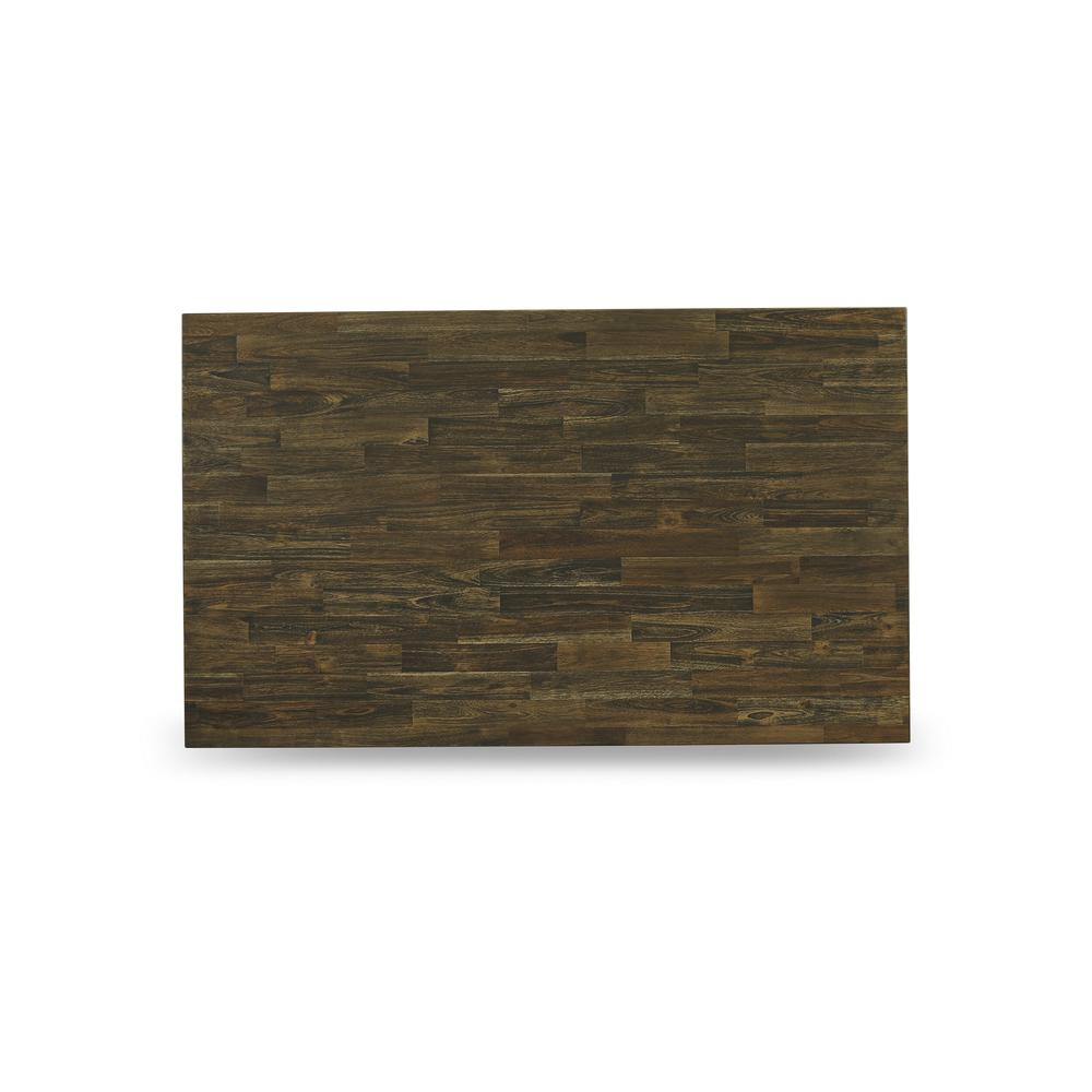 East West Furniture V-Style Modern Dining Rectangle Kitchen Table Top with Stylish Legs, 36x60 Inch, VT676