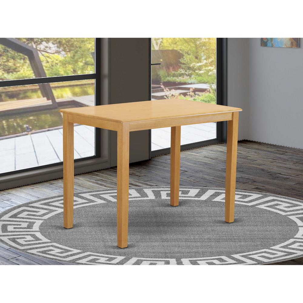 YACF3-OAK-C 3 PC counter height set - counter height Table and 2 dinette Chairs.