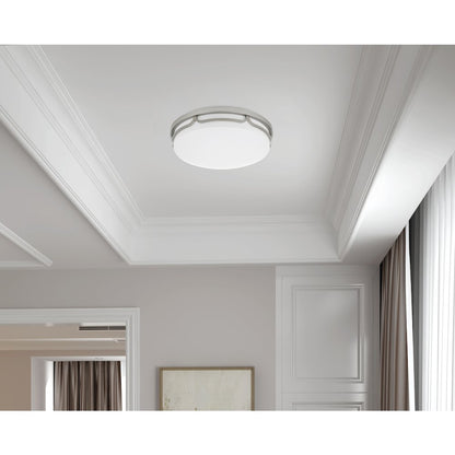 Integrated Led 25W, 2000 Lumen, 80 Cri, Dimmable Ceiling Flush Mount