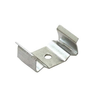 Flat surface mounting clip