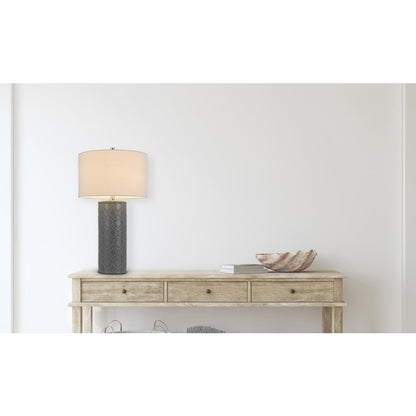 150W 3 Way Castine Ceramic Table Lamp. Priced And Sold As Pairs