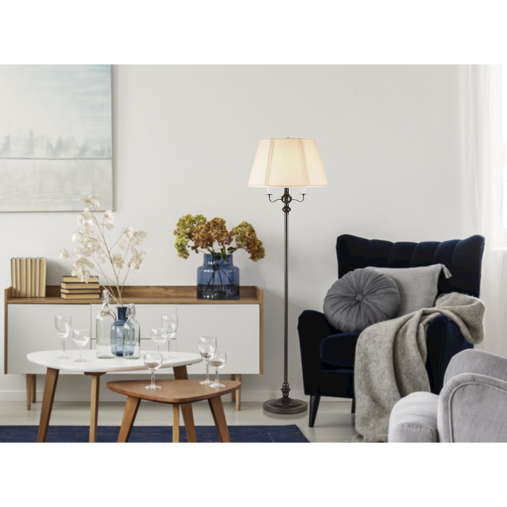 6 Way Metal Floor Lamp