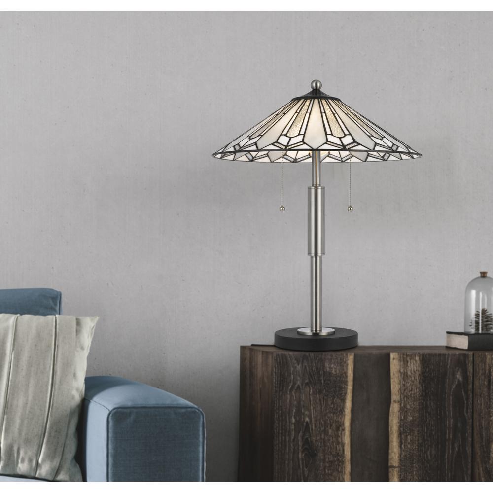 60W X 2 Muirfield Tiffany Table Lamp