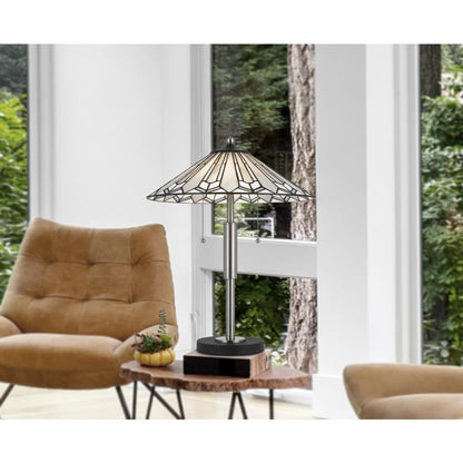 60W X 2 Muirfield Tiffany Table Lamp