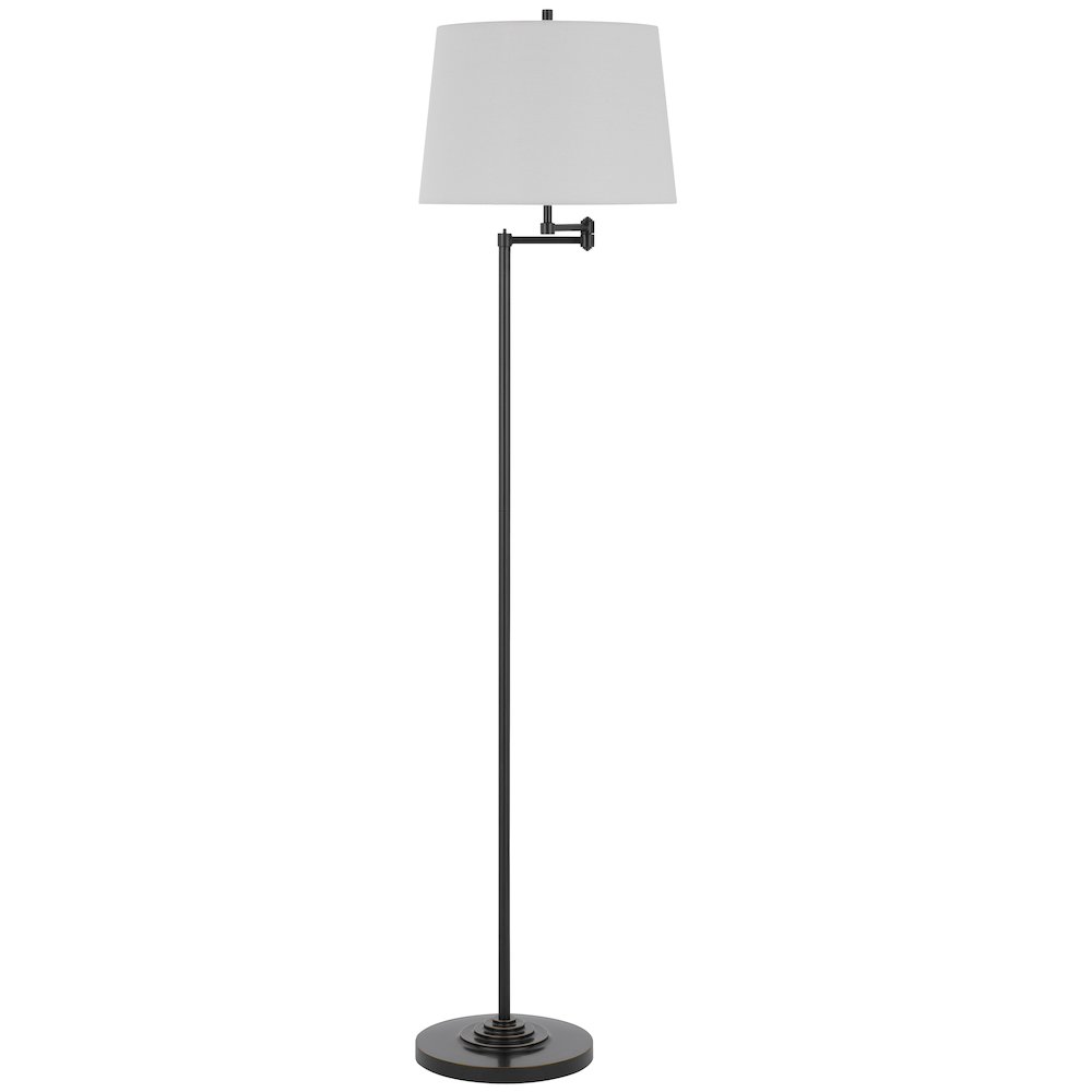 150W 3 way Colton double swing arm floor lamp