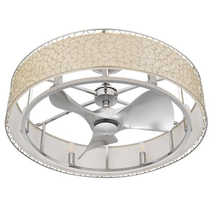 4W Led E12 X 6. 6 Speed Breezy Meadow Ultra Quiet Fan Light