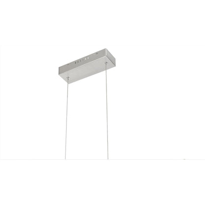 Colmar integrated LED Rubber wood ceiling island light