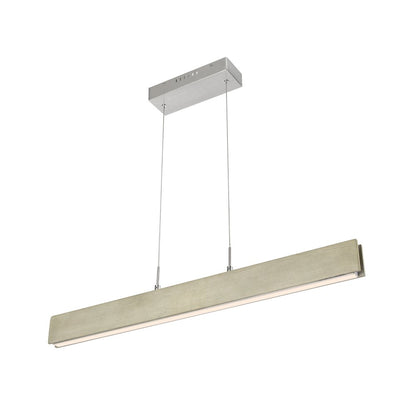 Colmar integrated LED Rubber wood ceiling island light