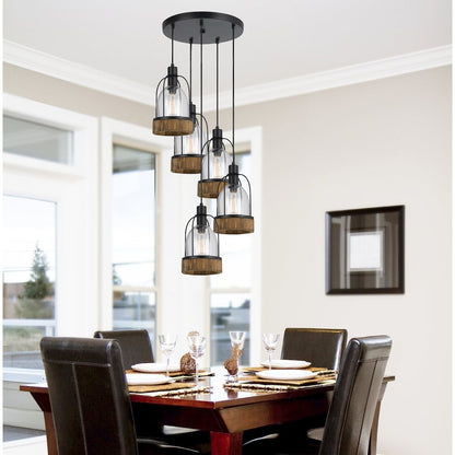 60W X 5 Beacon Pendant Fixture(Edison Bulbs Not included)