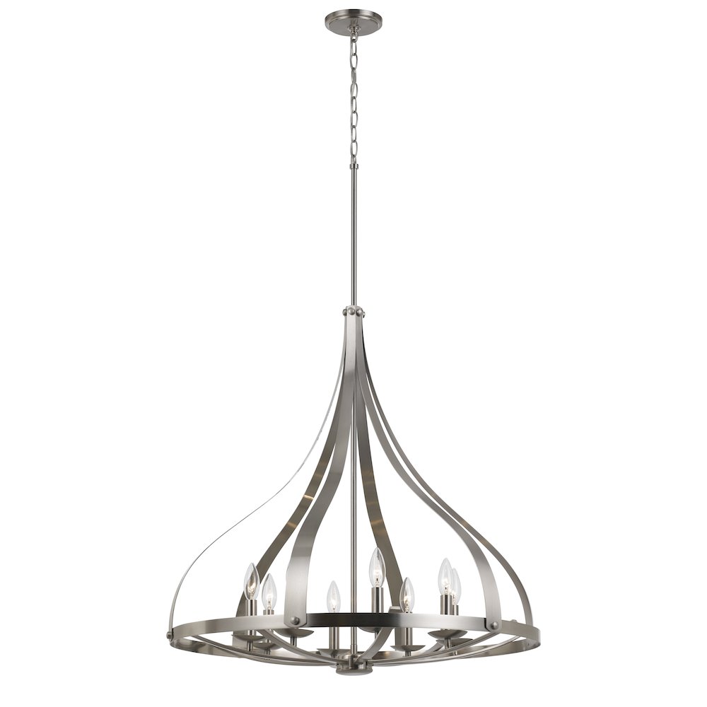 60W X 8 Meridian Chandeliler