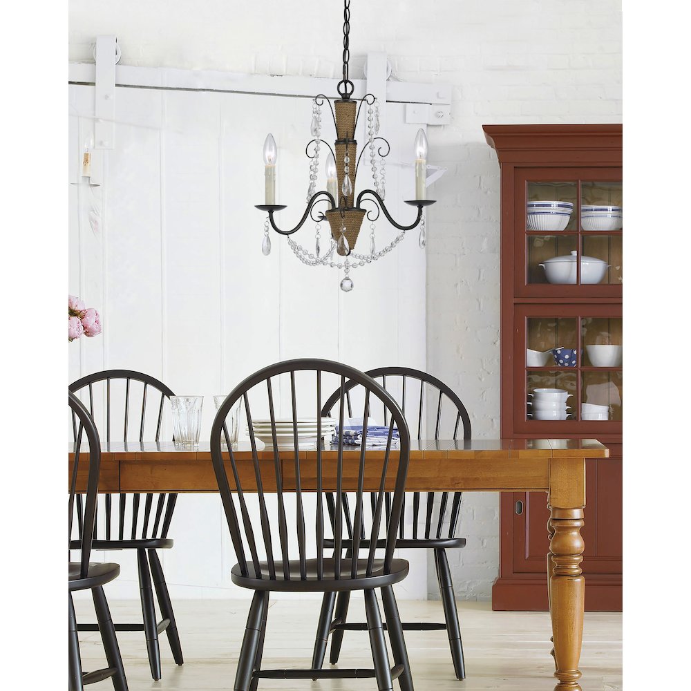 60W X 3 Antigo Chandelier