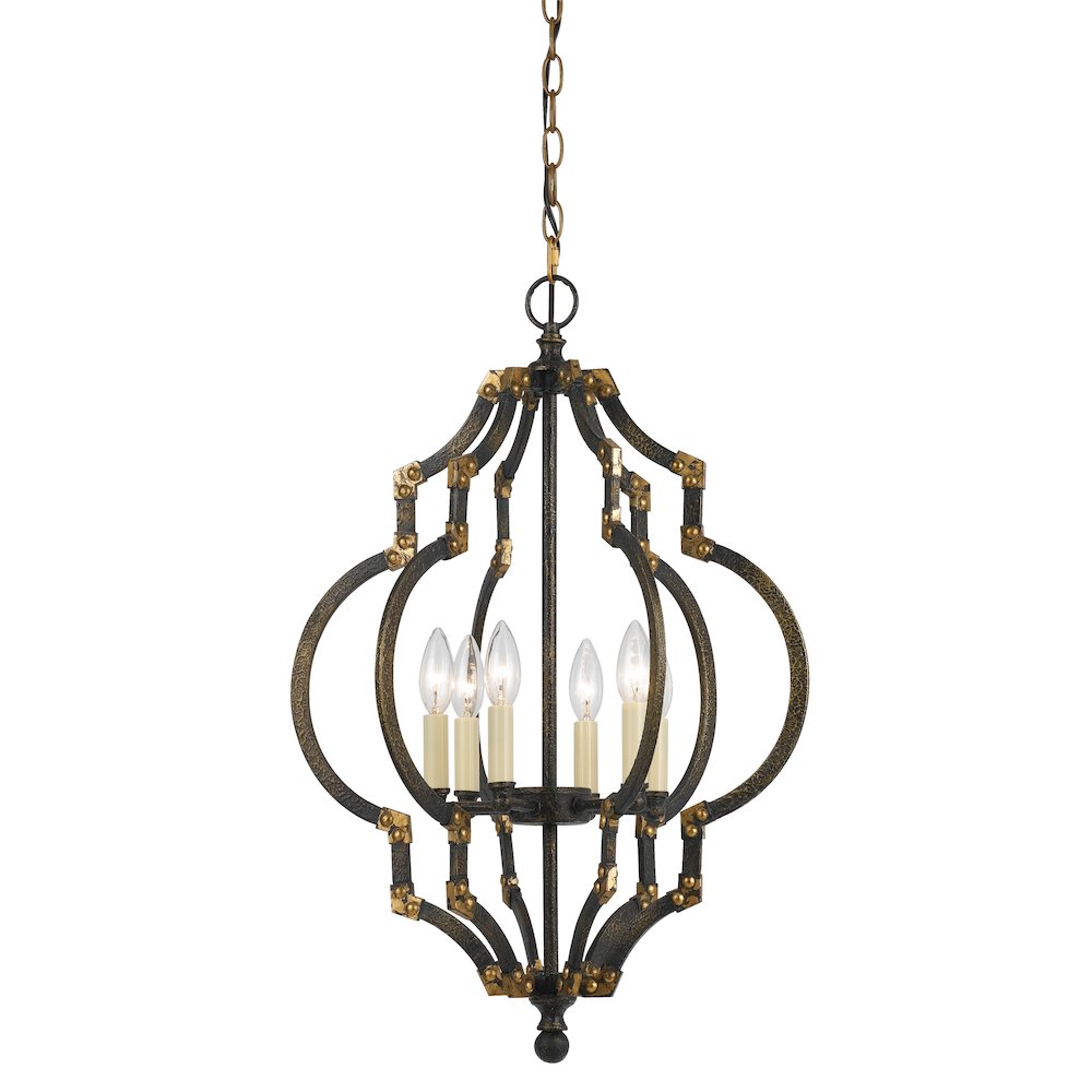 40W X 6 Howell Metal Pendant