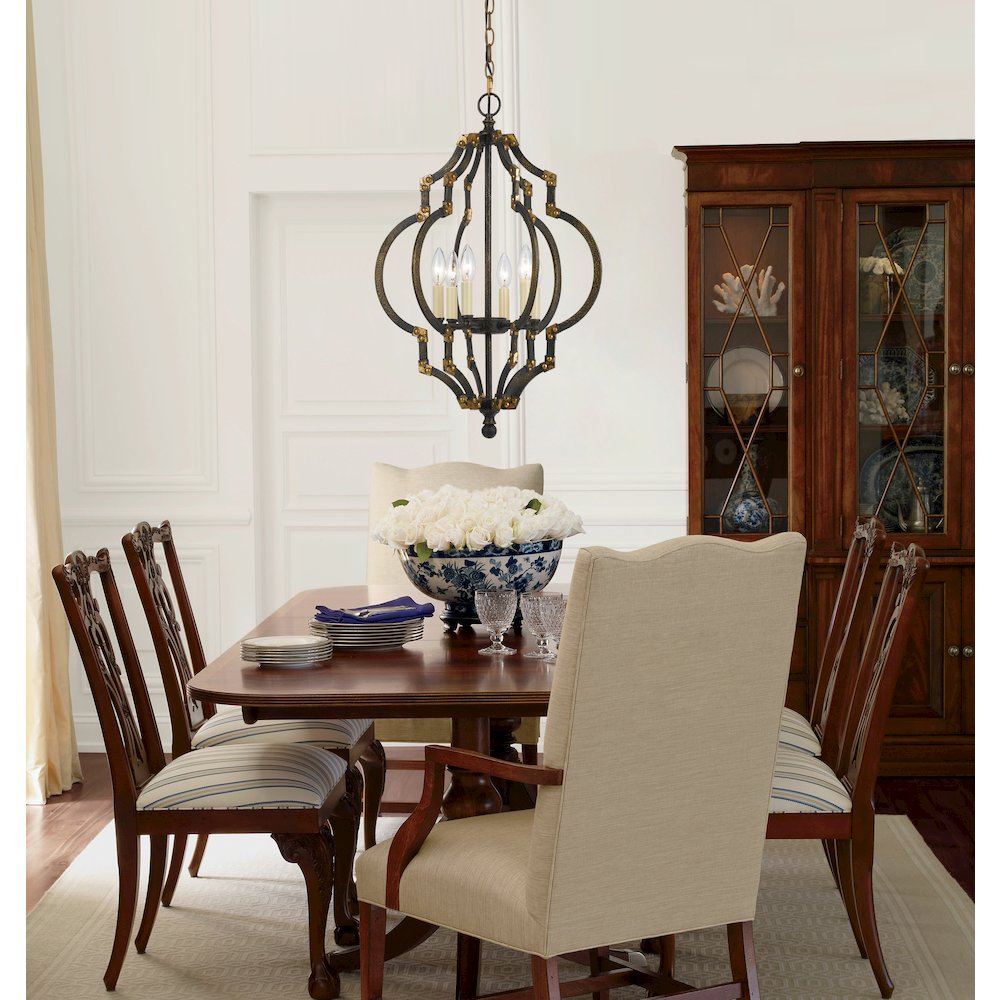 40W X 6 Howell Metal Pendant