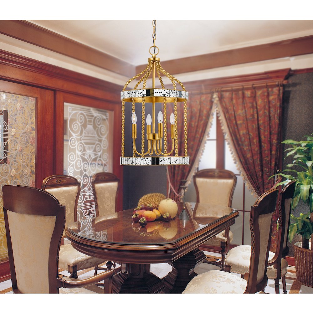 40W X 4 Glenwood Pendant