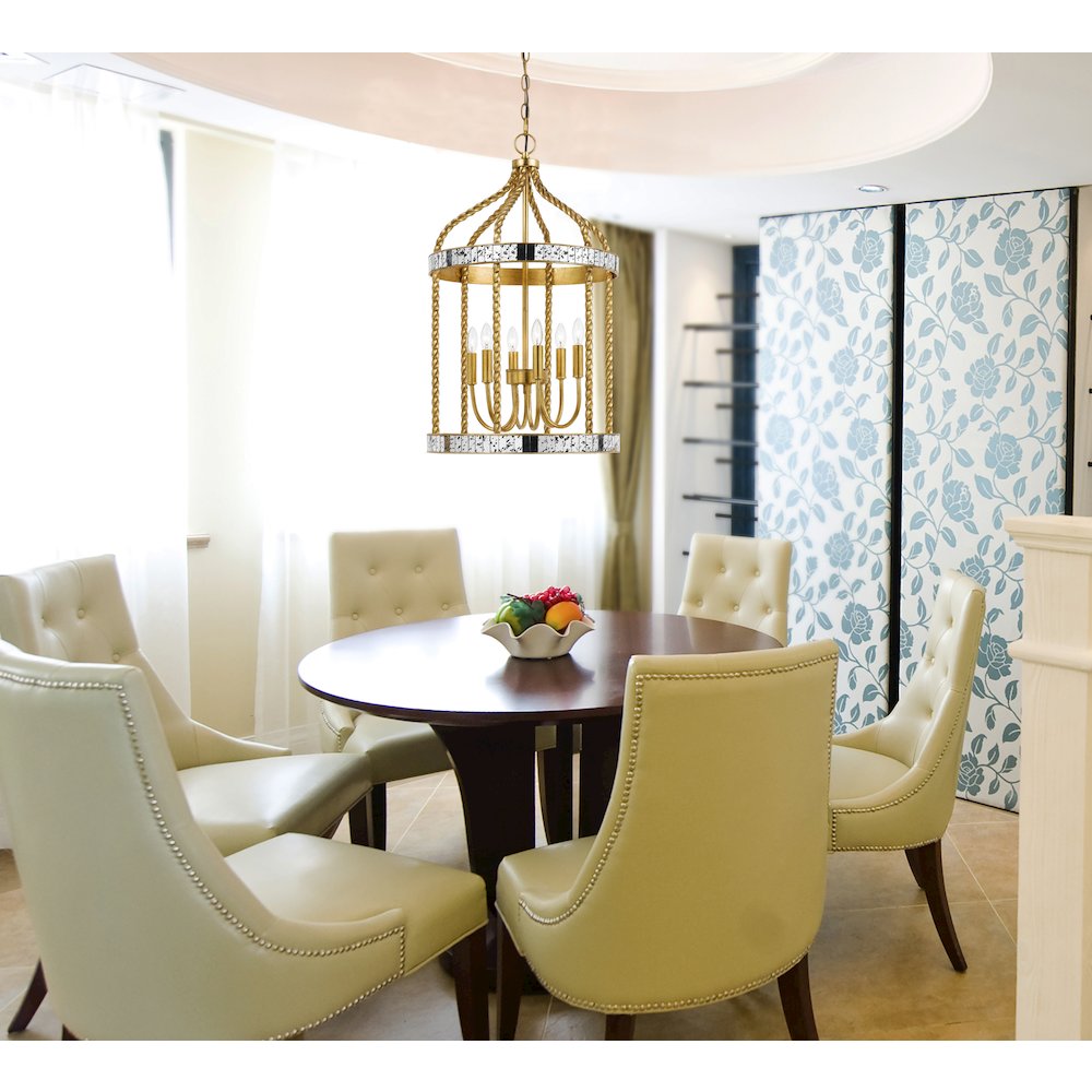 40W X 6 Glenwood Pendant