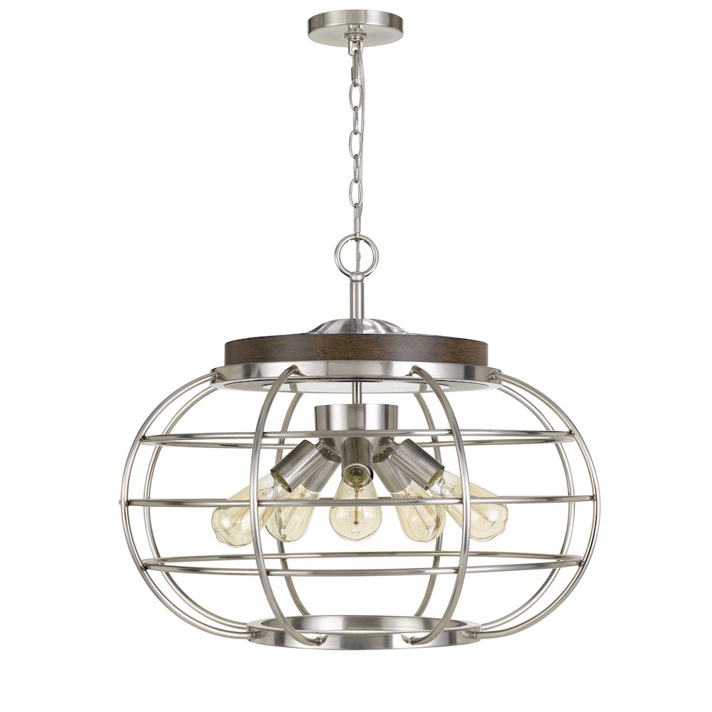Liberty Metal Chandelier (Edison Bulbs Not Included)