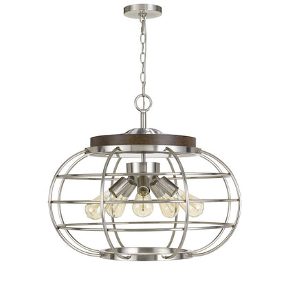 Liberty Metal Chandelier (Edison Bulbs Not Included)