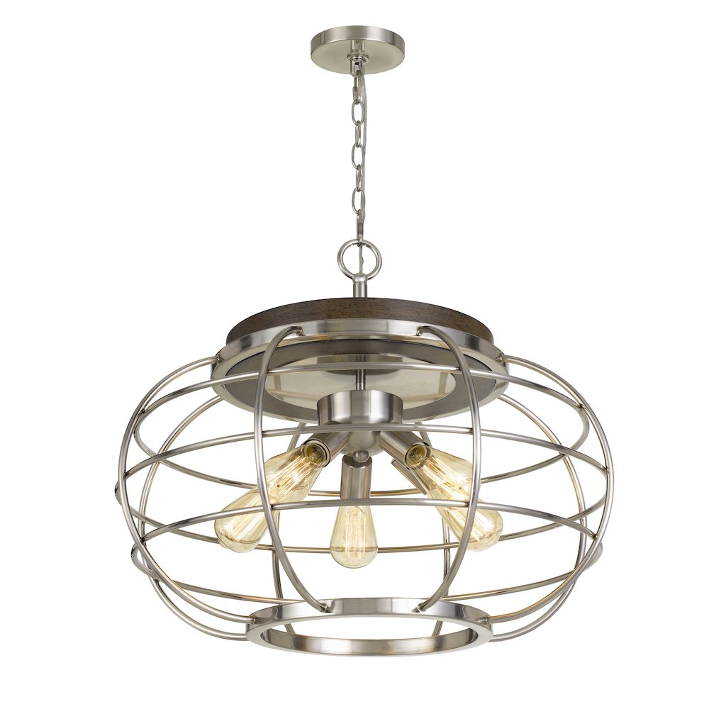 Liberty Metal Chandelier (Edison Bulbs Not Included)