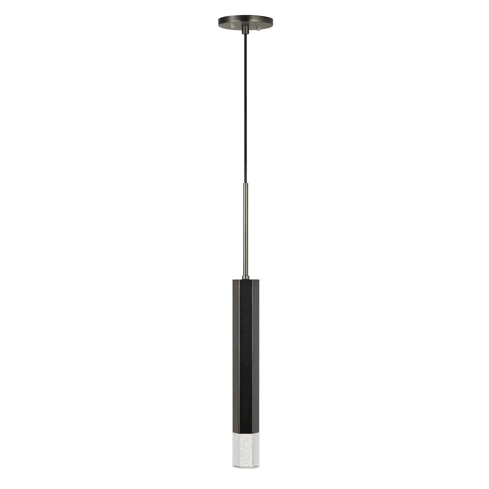 Troy Integrated Led Dimmable Hexagonaluminum Casted 1 Light Pendant