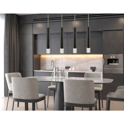 Troy Integrated Led Dimmable Hexagonaluminum Casted 1 Light Pendant