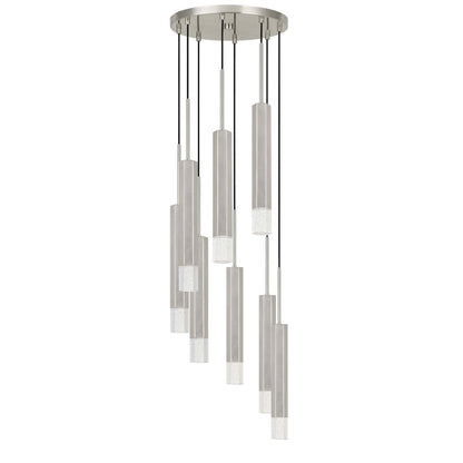 Troy Integrated Led Dimmable Hexagon Aluminum Casted 8 Lights Pendant