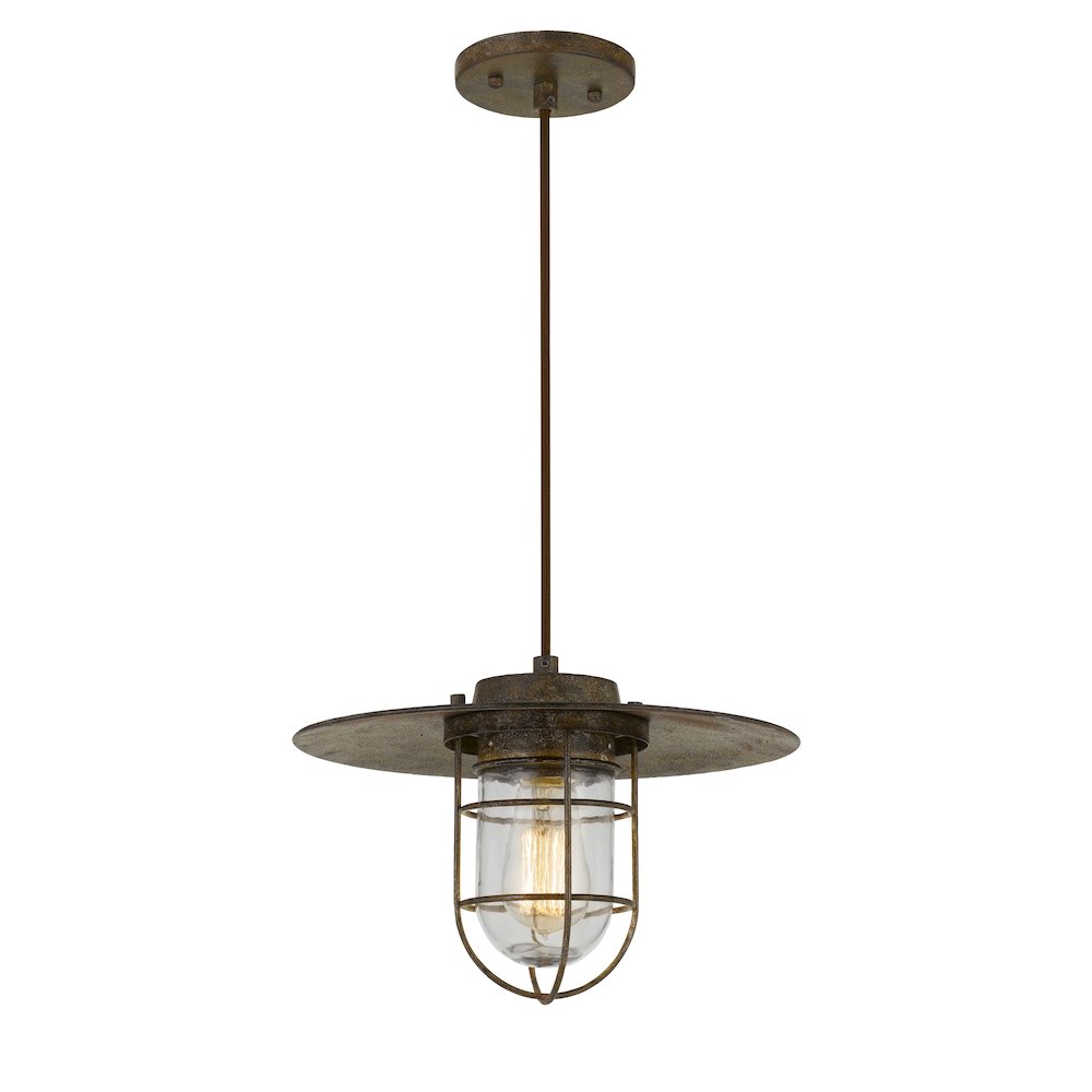 Owenton Old Industrial Metal Pendant