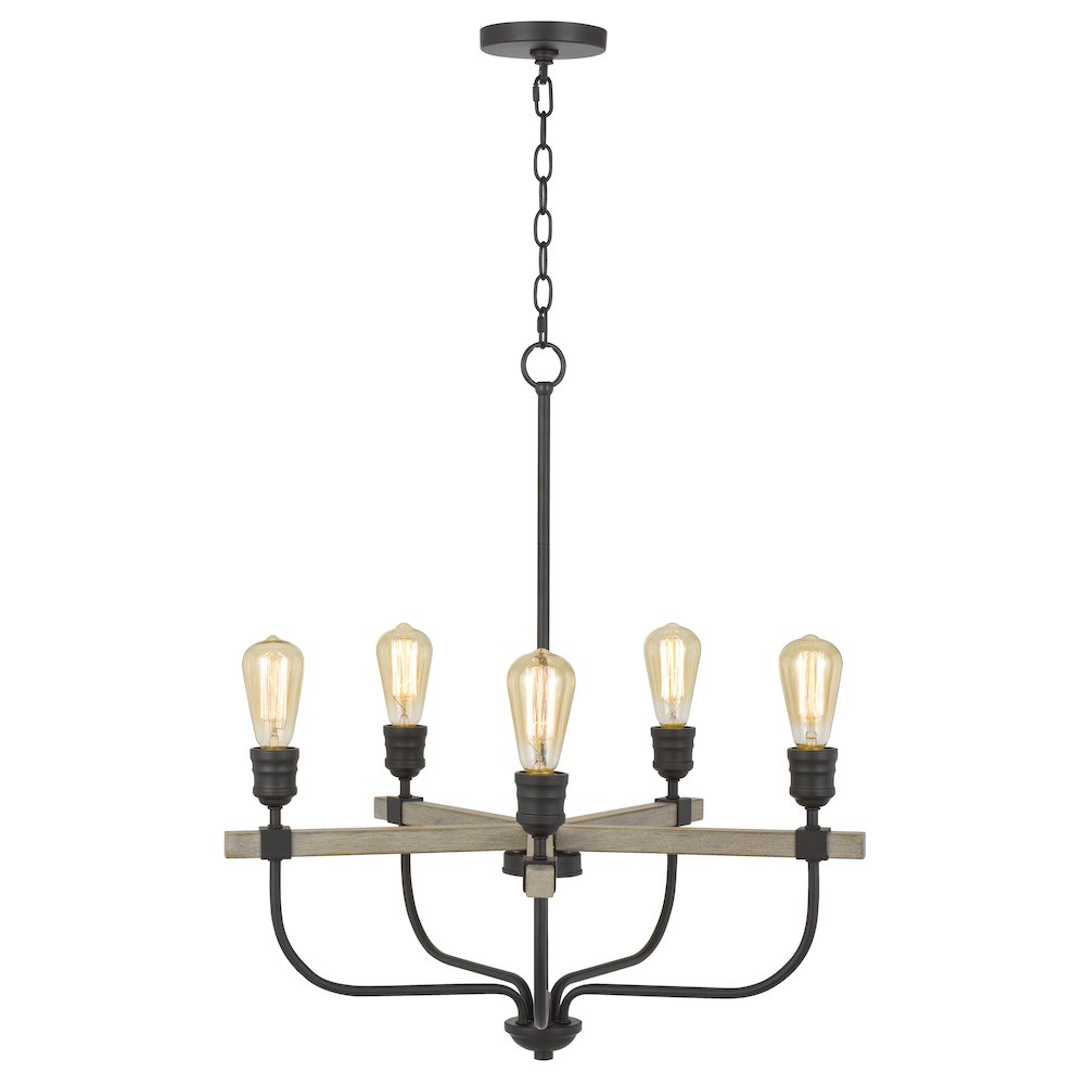 60W X 5 Sion Metal Chandelier