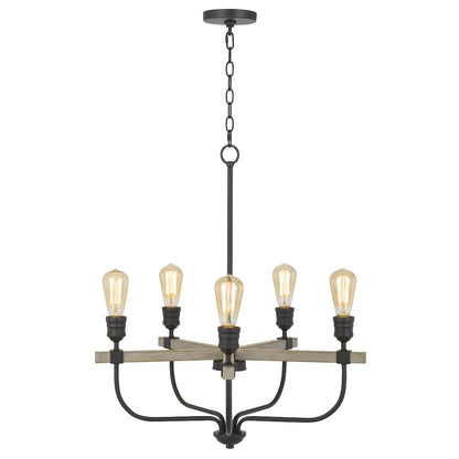 60W X 5 Sion Metal Chandelier