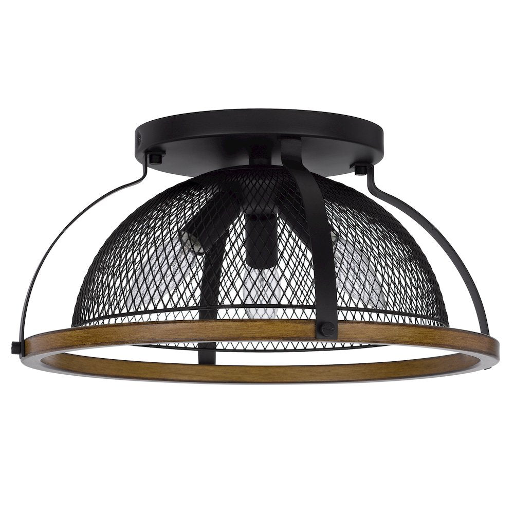 60W X 3 Longmont Metal Semi Flush Mount Fixture