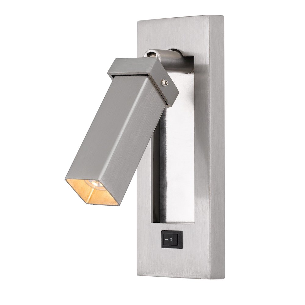3W Led Adjustable Bedside Reading Lamp (Bulb Included)