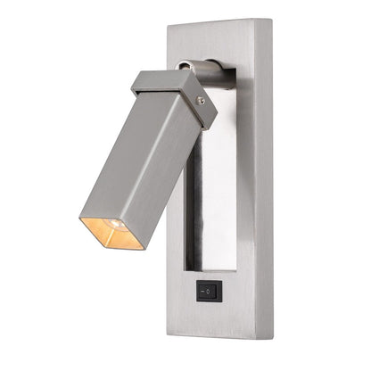 3W Led Adjustable Bedside Reading Lamp (Bulb Included)