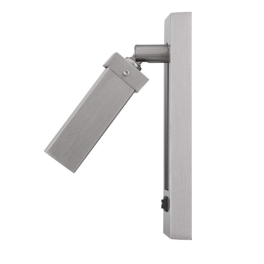 3W Led Adjustable Bedside Reading Lamp (Bulb Included)