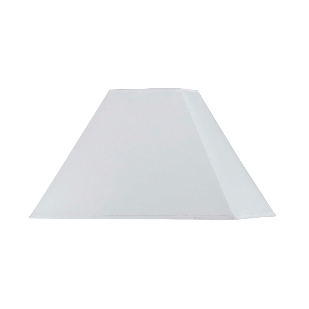Rectangular White Hardback Shade