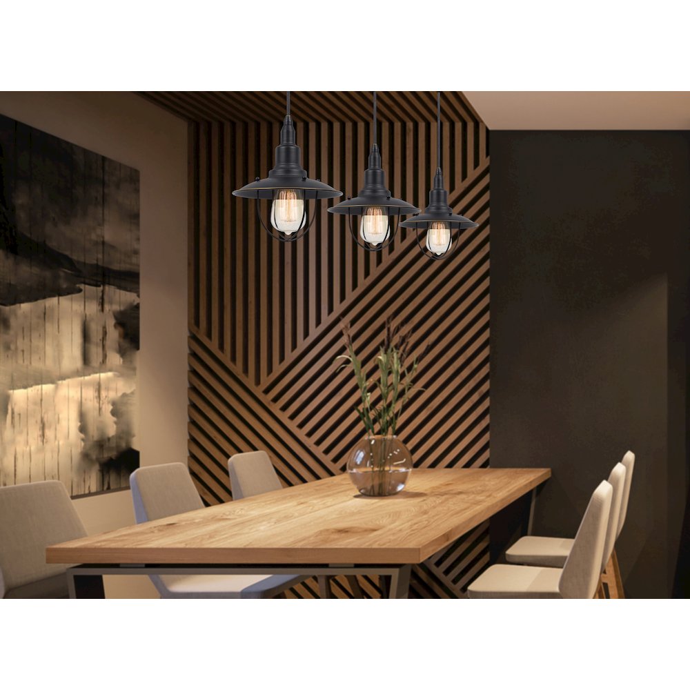 60W Allentown Metal Pendant