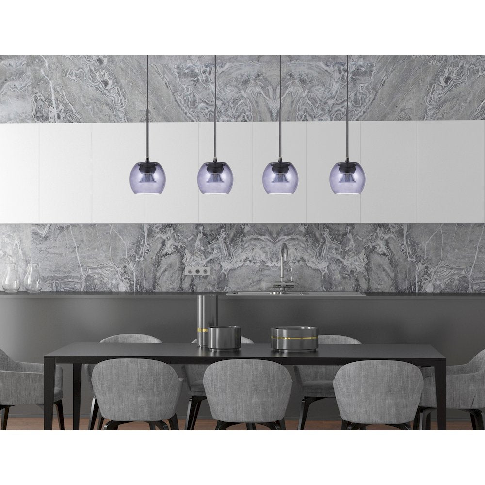 Ithaca 3000K, 8W, 700 Lumen, 90 Cri Dimmable Led Glass Mini Pendant