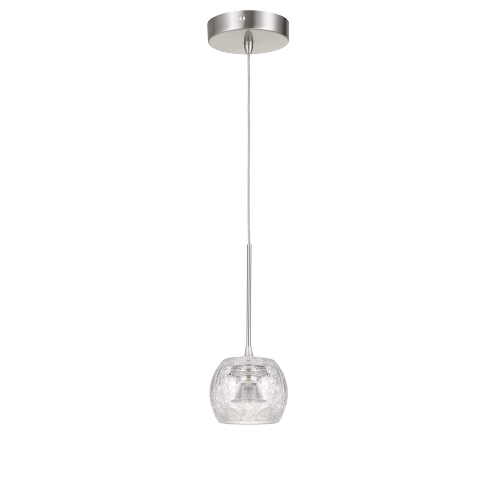 Ithaca 3000K, 8W, 700 Lumen, 90 Cri Dimmable Led Glass Mini Pendant
