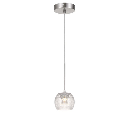 Ithaca 3000K, 8W, 700 Lumen, 90 Cri Dimmable Led Glass Mini Pendant