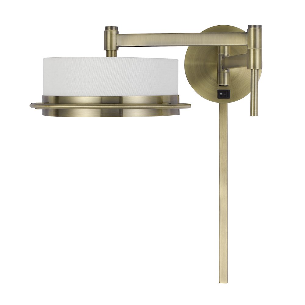 Led 10W Sarnen Wall Swing Arm Reading Lamp. 3 Ft Wire Cover Included