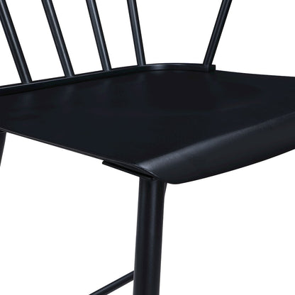 Lincoln All Metal Counter Stool in Black Finish