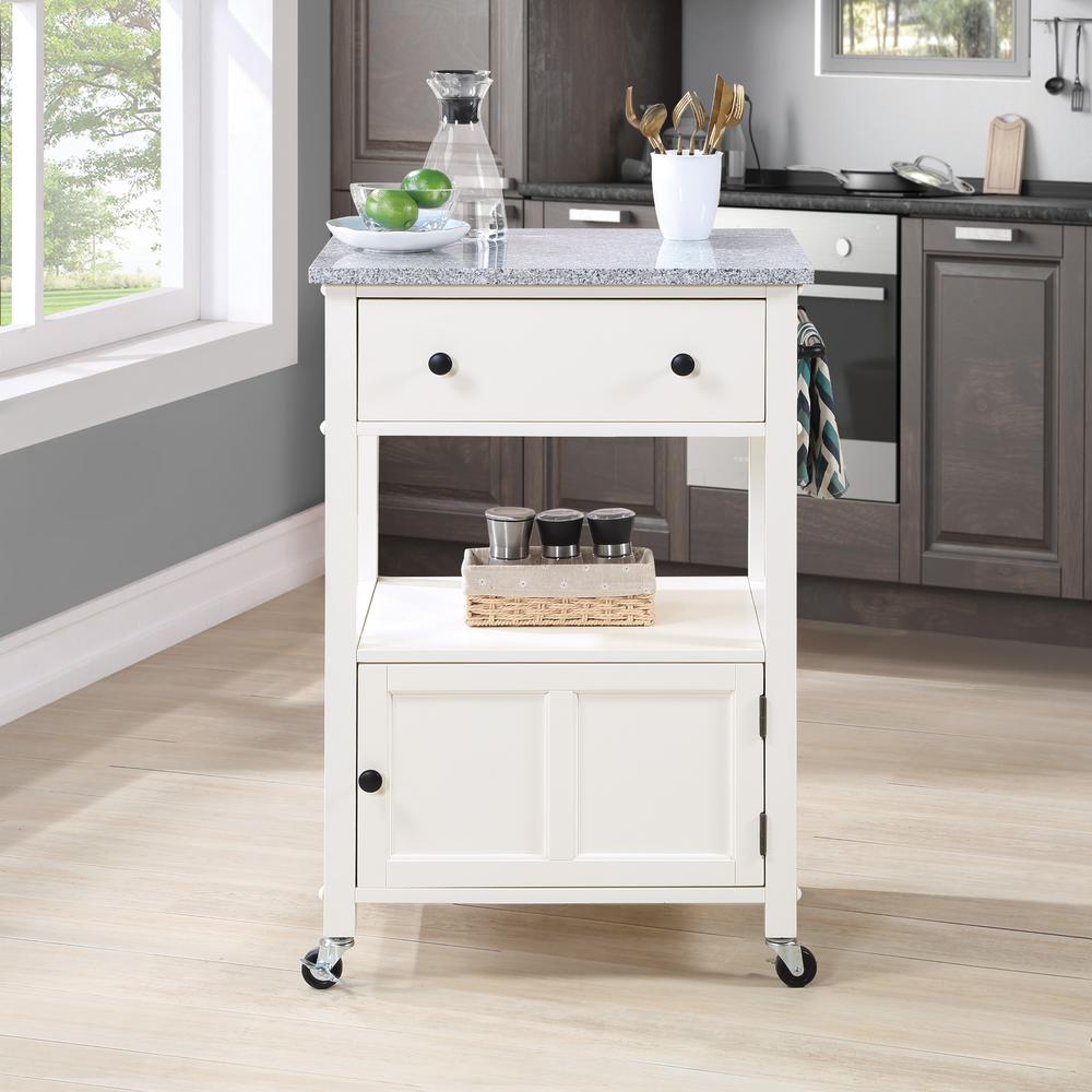 Fairfax Kitchen Cart White