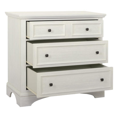 Farmhouse Basics 3 Drawer Chest, Rustic White