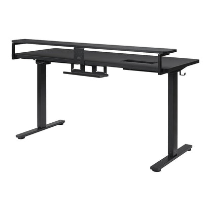Primo 60" Electric Height Adjustable Gaming Desk with Hutch